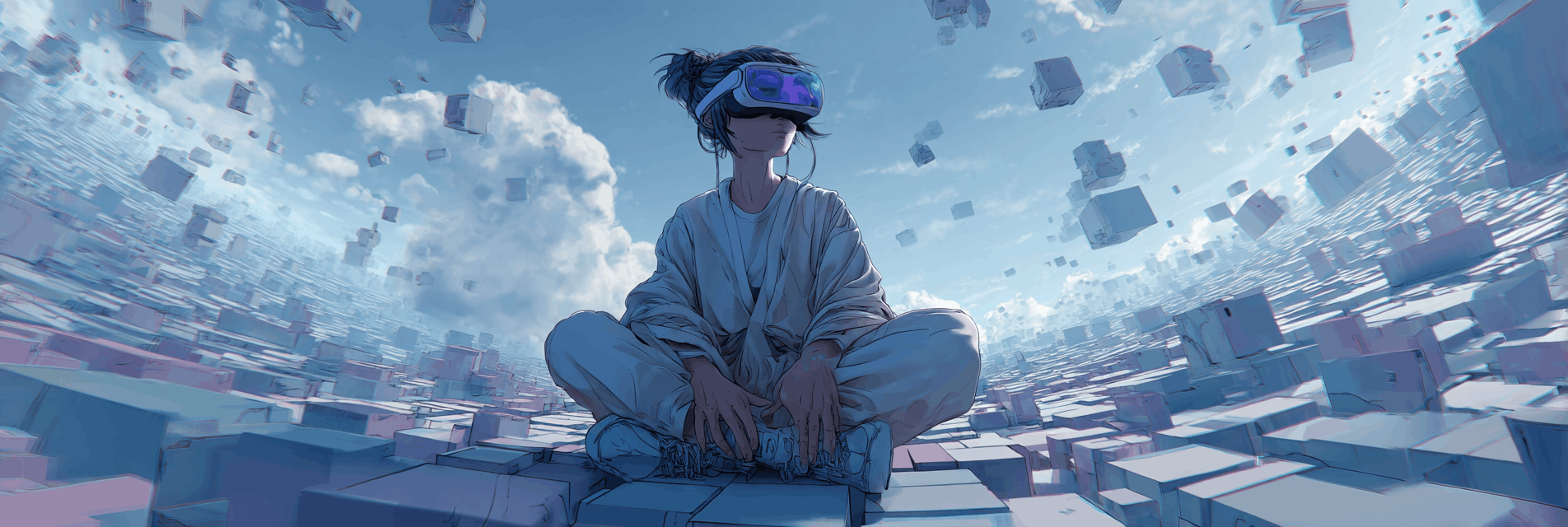 d3ac_a_cyberpunk_soul_floating_above_a_vr_body_ghibli_1_2bcaaa71-3b9f-4ad5-87af-0766dfb91df1.png